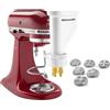 KitchenAid 5KSMPEXTA Set di 6 Trafile per Pasta corta