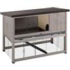 Ferplast Gabbia per Conigli RANCH 120 BASIC Conigliera da Esterno in Legno FSC, con Accessori e Casetta per conigli, 115,5 x 65 x h 92 cm.