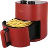 KASANOVA Friggitrice ad aria 4,5 L 1400 W (rossa, analogica)
