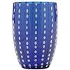 Zafferano Set di 6 perle Tumbler bicchiere d'acqua blu