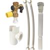 SOMATHERM FOR YOU - Kit connessione completa comprendente boiler 1 NF gruppo di protezione adatta alle acque dure, 1 NC sifone
