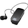 SUNSEATON Auricolare Bluetooth Business con Filo Retrattile, Auricolar Senza Fili con Microfono, Bluetooth V5.2, Vivavoce, Compatibile per Universale Smartphone (Nero)