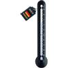 TFA Termometro per interni ed esterni analogico nero (P x A x P) 54 x 287 x 23 mm