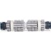 Maytronics Coppia Spazzole PVC Corte Termofuse Posteriore + 2 Anelli Wonder + 2 Pulegge & Cuscinetto Centrale per Robot Maytronic Dolphin Poolstyle 60 / M 550 - M 600 - M 700 / Zenit 55 - 60 - 70 / Pro X90i / 9995548-ASSY