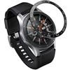 AISPORTS Compatibile con Samsung Galaxy Watch 46mm Anello per Lunetta Copertura Adesiva AntiGraffio Ghiera con Quadrante in Acciaio Inossidabile Cover Protettiva per Samsung Gear S3 Frontier/Classic