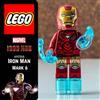 LEGO 🌈 LEGO Iron Man Mark 6 sh0923/sh923 Minifigure Avengers Marvel