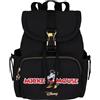 sarcia.eu Topolino Mickey Disney Zaino nero, zaino piccolo da donna 28x15x23cm