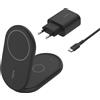 Belkin SUPPORTO DI RICARICA WIRELESS 2IN1 15W QI2 - NERO WIZ028VFBK
