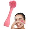 Generico Spazzola per il viso in silicone, scrubber per il viso in silicone, Piccola spugna in silicone per la pulizia del viso, Spazzola multifunzionale per massaggio viso, forniture portatili per la cura del