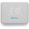 Finder BLISS T Termostato Digitale di Design Tipo 1T.91. Alimentazione a batterie. 2 temperature selezionabili: giorno/notte. Interfaccia semplice e intuitiva. Colore Bianco