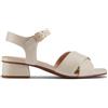 Clarks Serina35 Cross, Sandali Donna, Cream Leather, 41.5 EU