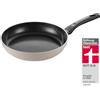 Ballarini Ledro Padella 28 cm Alluminio Induzione Antiaderente Ceramica Thermopoint Made in Italy Beige