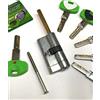 SECUREMME CILINDRO K22 CON CODOLO MISURA 30PX40=70 5 CHIAVI ART K22Q3040