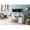 Schildmeyer Scrivania Niels, materiale legno, bianco, 150 x 70 x 74 cm
