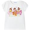 Mayoral Maglietta m/c Applicazioni per Bambine e Ragazze Ecrù 4 Anni (104cm)