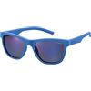 Polaroid PLD 8018/S Occhiali, ZDI/JY Blue, 47 Unisex-Bambini Moderno