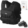 DH FitLife Gilet Pesi Regolabile 20KG Compatto e Stabile per la Costruzione Muscolare e L'allenamento della Forza | Gilet con Pesi | Giubbotto Zavorrato | Gilet da Corsa Donna Uomo | Gilet da Fitness