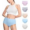 Coswind Mutande Donna Cotone Vita Alta Sexy Push Up Glutei Mutandine Traspirante Elasticizzato Slip Pacco da 5 Inizio Estate L