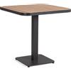 Bizzotto Tavolo da Giardino Esterno Belmar 75x75 cm Antracite Bizzotto