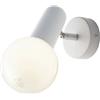 F.a.n Europe Lighting S.r.l. Applique da Parete Orientabile Bianca 1 Luce Punto fan Europe