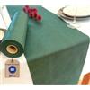 NATUARTE, Runner da Tavola Verde Scuro, Rotolo in Tessuto non Tessuto, da 25 m x 30 cm, Decorazione Tavola, Stoffa Decorazione Matrimonio, Battesimi, Comunioni, Compleanni, Colore verde scuro