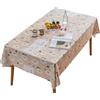 YWBXSHKD Tovaglia Antimacchia Rettangolare in PVC 120x180cm, Tovaglia Rettangolare Plastificata, Tovaglia Cerata Quadrata, per Tavolo da Pranzo, Cucina, Pranzo All'Aperto