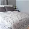 Home Tresor - Copriletto Matrimoniale Primaverile Estivo | Trapuntino Quilt Leggero 100 gr/mq | Copriletto 2 Piazze Fantasie Moderne Ampia Misura cm. 250 x 250 Kristal Grey 1