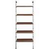 KARTELL libreria da parete con 5 ripiani da 60 cm ADAM WOOD Impiallacciato scuro - 8933-09+8934-SN+8935-SN