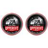 Uppercut Deluxe Pomade Duo Strong Hold High Shine 2 x 100g | Professional Water Based Pomade to Create Timeless and Classic Looks. Strong Hold with High Shine. Easy to Wash Out.