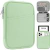 HoYiXi Custodia universale per 7 Kindle Paperwhite/Colorsoft 2024 Compatible with 6.8 Paperwhite 2021-2012/6-6.8 pollici eReaders Kobo/Tolino/Sony With Anti-Drop Protective Sleeve Case,Verde