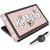 HUION Kamvas 13 (Gen 3) Tavoletta Grafica con Schermo, Monitor da Disegno in Vetro Canvas da 13,3,Vopertura sRGB del 99%, PenTech 4.0, Pressione Penna 16384, Doppi Quadranti,Supporto Regolabile, Rosa