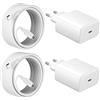 Mijun 2-Pack 45W USB C Caricatore Ultra Rapido con 2M Cavo per Samsung Galaxy S25 S24 Ultra, S25+ S24+, S23 Ultra 5g, S23+, S22+, S21 FE, S20 Ultra, Tab S10+ S9 S8 S7+, Note10+ Caricabatterie USB C