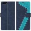 MOBESV Custodia per Oneplus 5, Cover a Libro Magnetica Custodia in Pelle per Oneplus 5, Blu