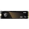 MSI SPATIUM M480 SSD 1TB - PCIe 4.0 NVMe M.2 Internal Solid State Drive, 7000MB/s Read & 5500MB/s Write, 3D NAND, Built-In Data Security, MSI Center - 5 anni di garanzia (700 TBW)