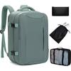 Xkdoai per Ryanair Zaino da Viaggio 40x20x25 con Organizer Valigie 3 Pezzi Set Bagaglio a Mano Zaino Uomo Borse da Cabina Aereo Approvato per il volo Rucksack Valigia Zaini