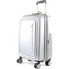 Mandarina Duck Logoduck + Trolley Cabin Exp, Bagaglio Valigia Unisex - Adulto, Argento (Silver), 35x55x23/26(LxHxW)