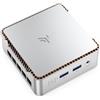 NiPoGi E2 Mini PC W-11 Pro,Ιntel Twin Lake N150 (Defeat N100, 6W Solo),16GB DDR4 256GB M.2 SSD Mini Computer Desktop 4K@60Hz Dual Display, HDMI 2.0, DP, Dual WiFi,Micro PC per Scuola, Ufficio
