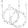 TUMABER Cavo USB C iPhone 2Pack 1m, Apple MFi Certified Cavo USB C Lightning Carica Rapida Cavo di Ricarica iPhone corto per iPhone14/14Pro/14Pro Max/13/mini/13 Pro/13Pro Max/12/12 Pro/12 Pro Max/11 Series