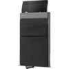 Vastaia Porta carte pop up con scomparto portamonete 9 carte, porta carte di credito con portafoglio RFID, mini custodia per carte di credito in alluminio, porta carte di credito sottile, portafoglio