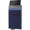 Vastaia Porta carte pop up con scomparto per monete 9 carte, porta carte di credito con portafoglio RFID, mini custodia per carte di credito in alluminio, portafoglio sottile, portafoglio
