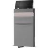 Vastaia Porta carte pop up con scomparto per monete 9 carte, porta carte di credito con portafoglio RFID, mini custodia per carte di credito in alluminio, portafoglio sottile, portafoglio