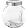 FORNOR 87061 Barattolo di vetro C/coperchio 0,65 l 12,1 x 8,7 x 12,5 cm