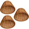 Osasy Paralumi a clip -Rattan 3PACKLB, Coprilampada, Cappelli per Lampade
