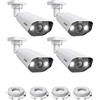 ZOSI 5MP 4x Telecamera PoE, AI Rilevamento di Persone e Veicoli, Audio Bidirezionale, Telecamera Aggiuntiva per il Kit PoE NVR (ZR08SN, ZR16SK), ZG1825A