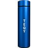 TEQY Thermos Bottiglia Termica Borraccia 500ml con Display LED Temperatura, Acciaio Inox, Blu