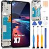 ARSSLY LCD Display per Huawei Honor X7 CMA-LX2 CMA-LX1 CMA-LX3 6,74 Schermo Digitazer per Honor X7 Touch Screen Assembly con Riparazione Kit (Nero con Cornice)