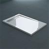 doporro Piatto Doccia con Piletta 100x120x5cm, Piatto Doccia Rettangolare in Acrilico incl. Piletta di Scarico (AL01) Xetro04W, Bianco
