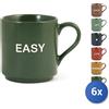 H&h 6x Mug H&H Mix&Match In New Bone China Colori Assortiti Cc360