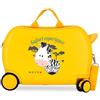 Movom Adventures Valigia per bambini, giallo, 45 x 31 x 20 cm, rigida, 1,8 kg, chiusura a combinazione laterale, ABS, 1,8 kg, 27,9 l, bagaglio a mano, giallo, Taglia unica, Valigia per bambini