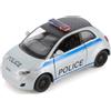 Easy Toys Modellino Auto Compatibile con Fiat 500e Soccorso. Auto Giocattolo in Scala con Porte Apribili. Modellismo Automobile. (Polizia)
